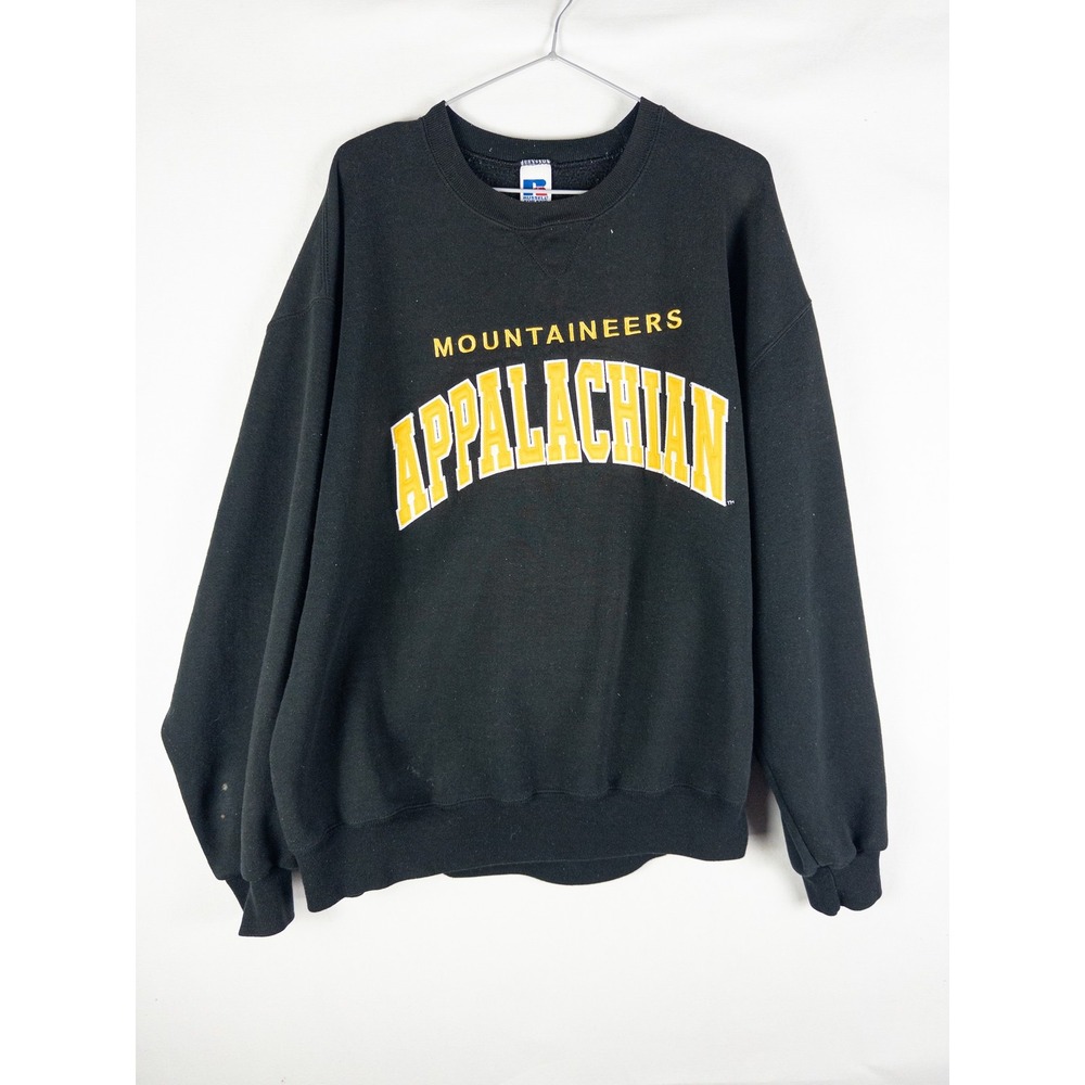 Vintage Russell Athletic Appalachian Mountaineers Crewneck Sweatshirt Mens XL Bl